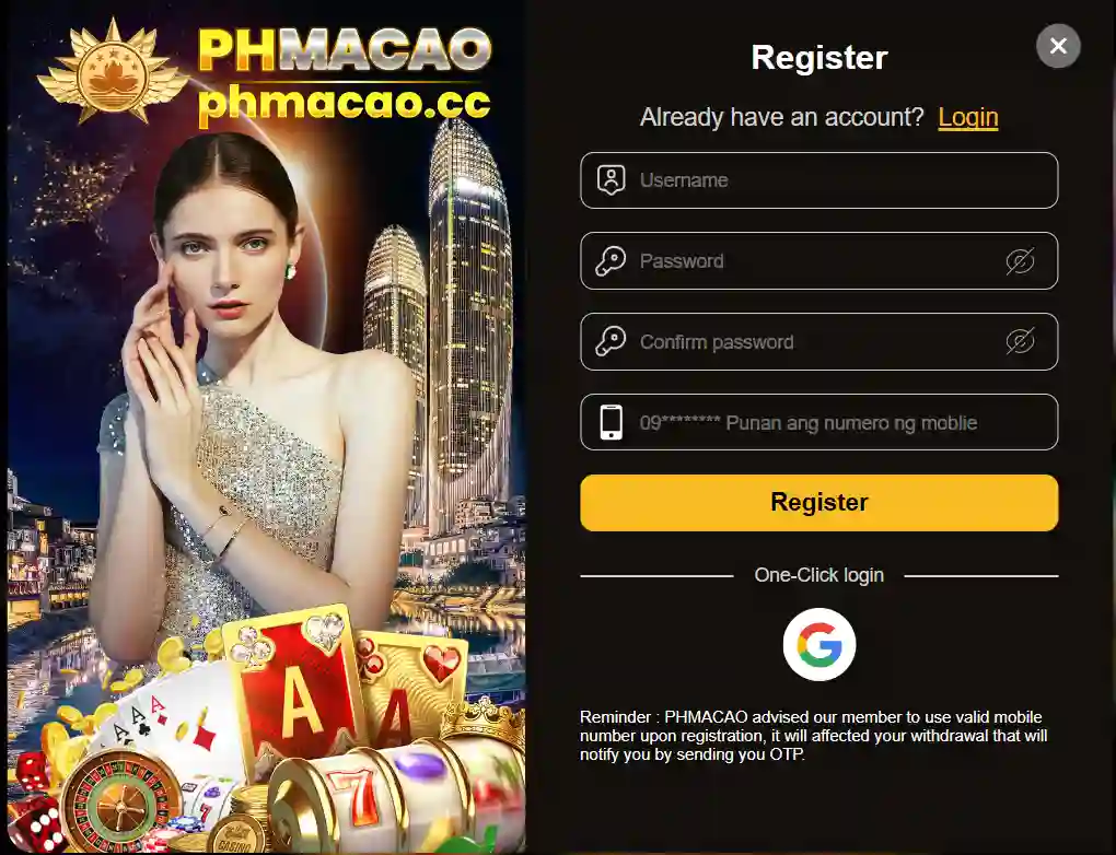 PHMACAO REGISTER